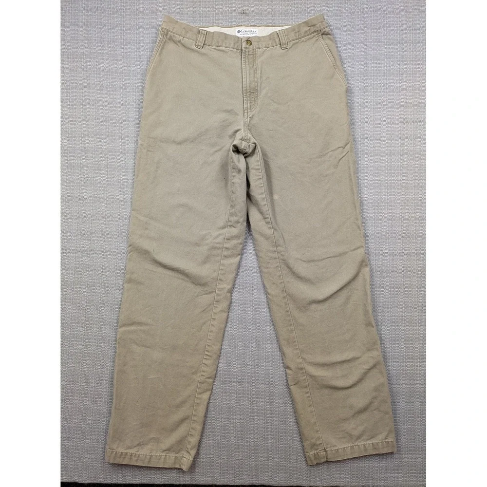 Columbia Cargo Pants Mens 34x32 (32x31) Canvas Outdoor Hiking Workwear